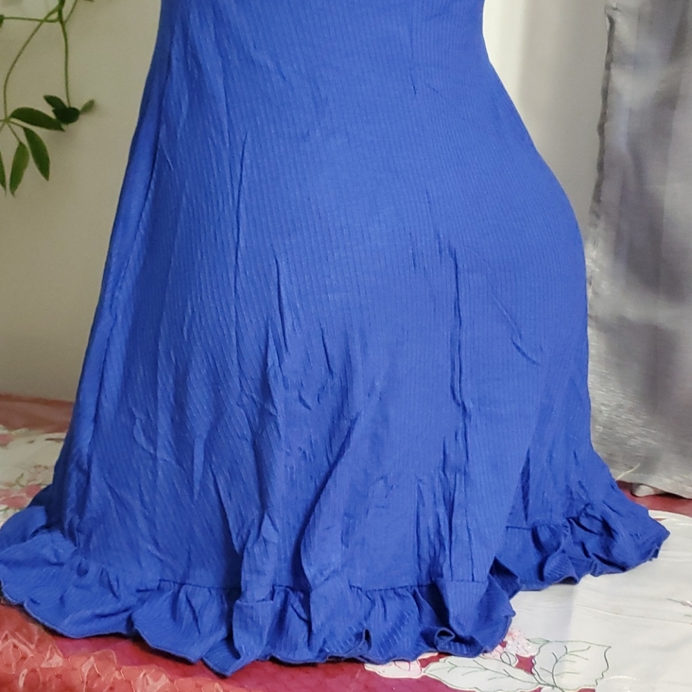 CLEARANCE FINAL PRICE Royal Blue Sundress - Picture 9 of 11